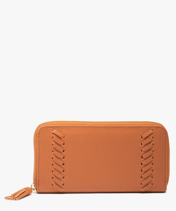 Portefeuille femme en matière grainée vue1 - GEMO (ACCESS) - GEMO