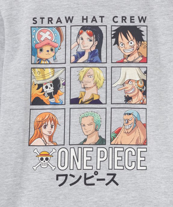 Pyjama garçon bicolore à manches longues – One Piece vue2 - ONE PIECE - GEMO