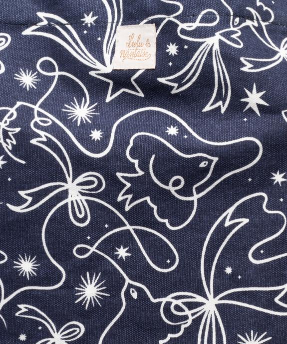 Tote bag grand format en coton imprimé - Gémo x Lulu la Nantaise vue2 - GEMO (ACCESS) - GEMO