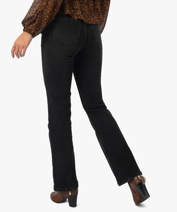 Jean femme coupe Bootcut taille haute vue3 - GEMO(FEMME PAP) - GEMO
