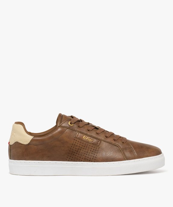 Baskets basses à lacets avec semelle contrastante homme - Lee Cooper vue2 - LEE COOPER - GEMO