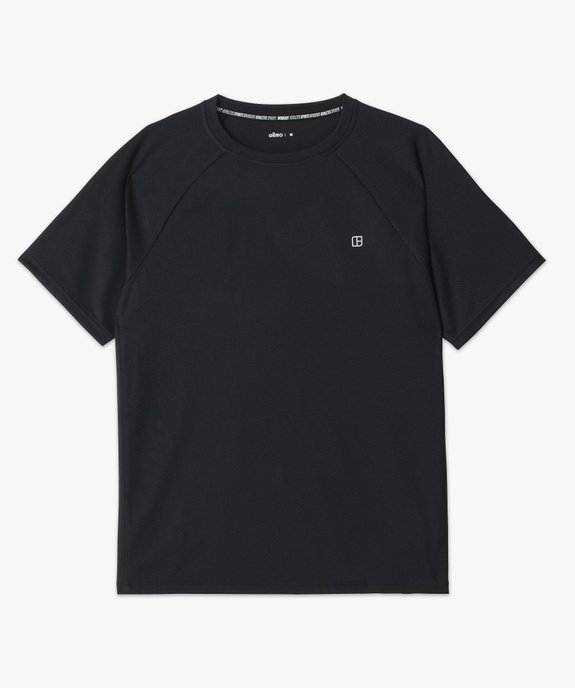 Tee-shirt manches courtes en mesh respirant homme  vue4 - GEMO (HOMME) - GEMO