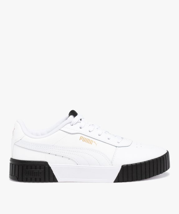 Baskets femme unies détails contrastés – Puma Carina vue1 - PUMA - GEMO