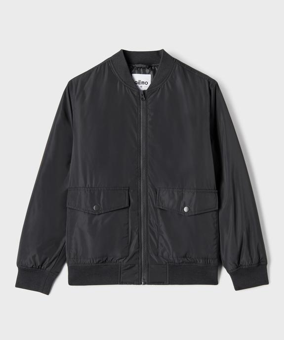 Blouson bomber en matière déperlante garçon vue1 - GEMO (JUNIOR) - GEMO