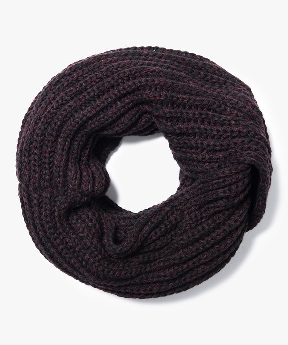 Echarpe snood en grosse maille pour homme vue1 - GEMO (ACCESS) - GEMO