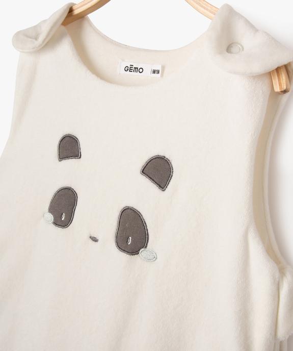 Gigoteuse avec motif panda bébé TOG 2 vue3 - GEMO 4G BEBE - GEMO