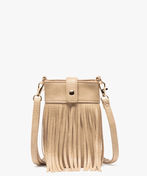 Pochette de téléphone à franges femme vue1 - GEMO (ACCESS) - GEMO
