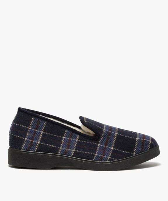 Pantoufles homme style charentaises à carreaux vue1 - GEMO(HOMWR HOM) - GEMO
