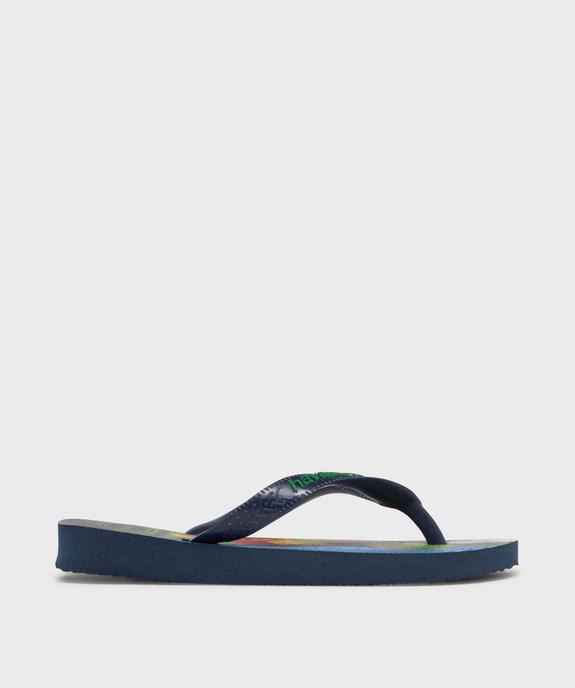 Tongs Athletic à semelle motif Minecraft garçon - Havaianas vue2 - HAVAIANAS - GEMO