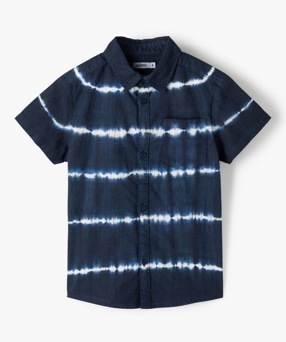 Chemise garçon à manches courtes tie-and-dye vue1 - GEMO (ENFANT) - GEMO