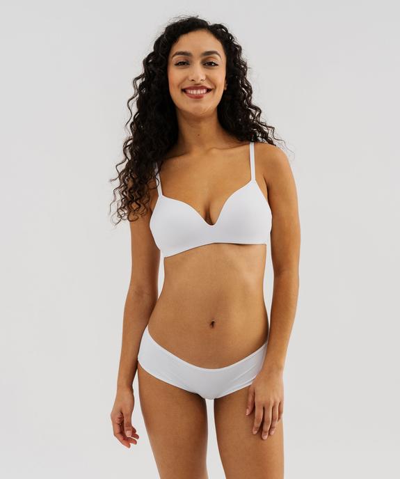 Soutien-gorge triangle sans armature à bonnets moulés vue11 - GEMO 4G FEMME - GEMO