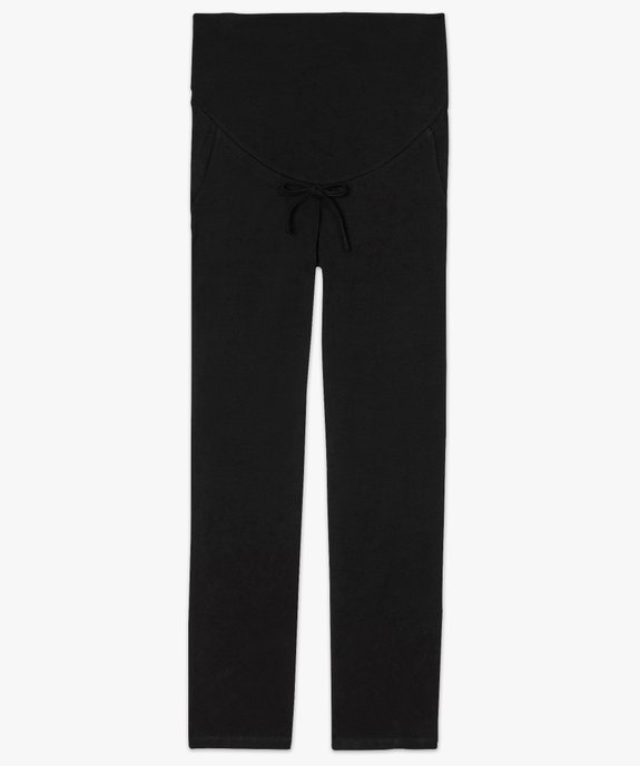 Pantalon de grossesse droit en jersey avec lien à la taille vue7 - GEMO 4G MATERN - GEMO