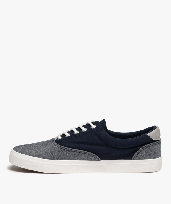 Baskets homme en toile bicolores – US Polo Assn vue3 - US POLO - GEMO