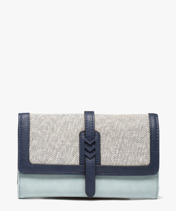Portefeuille femme grand format multimatière vue1 - GEMO (ACCESS) - GEMO
