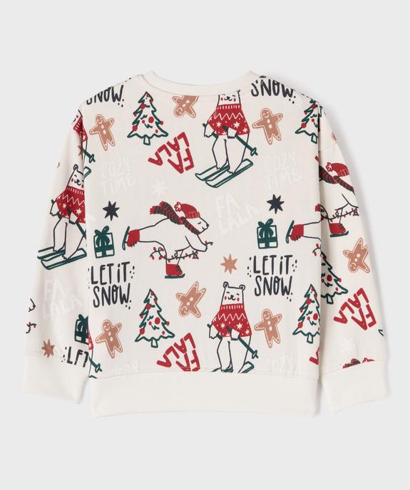 Sweat de Noël avec motifs multicolores garçon - GEMO 4G GARCON Sweat de Noël avec motifs multicolores garçon vue3 - GEMO 4G GARCON - GEMO