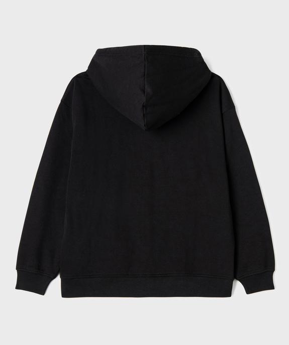 Sweat zippé à capuche fille vue6 - GEMO 4G FILLE - GEMO
