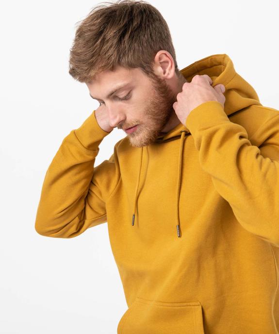 Sweat homme molletonné à capuche vue2 - GEMO (HOMME) - GEMO