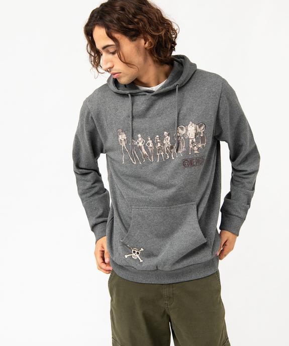 Sweat à capuche imprimé homme - One Piece vue1 - ONE PIECE - GEMO