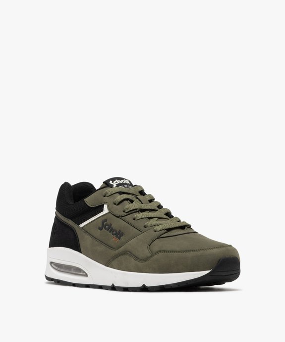 Baskets basses au look rétro tendance homme - Schott vue3 - SCHOTT - GEMO