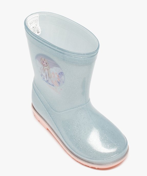 Bottes de pluie fille pailletées – La Reine des Neiges vue5 - REINE DES NEIGE - GEMO
