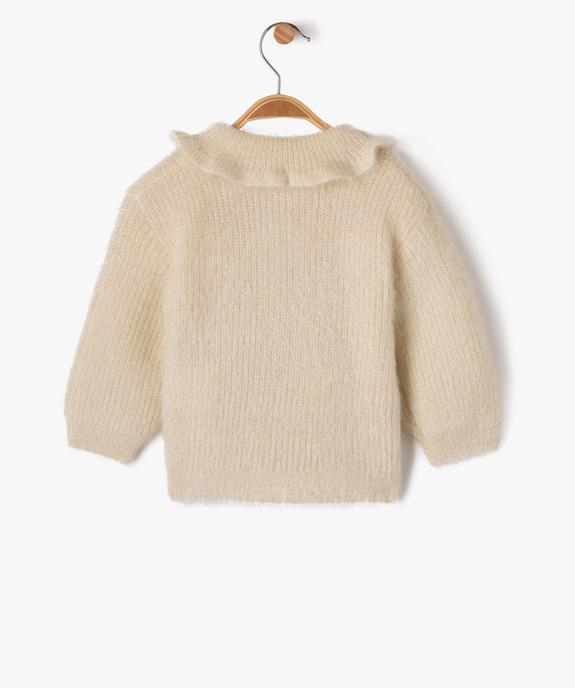 Gilet en maille scintillante bébé fille - LuluCastagnette vue3 - LULUCASTAGNETTE - GEMO