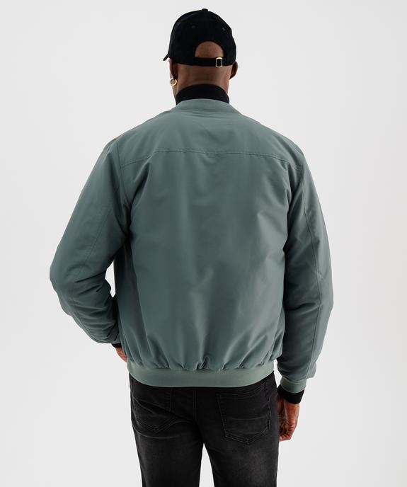 Blouson zippé style bombers homme vue3 - GEMO 4G HOMME - GEMO