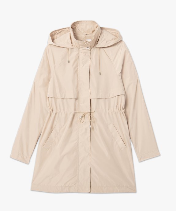 Parka femme imperméable à capuche vue4 - GEMO(FEMME PAP) - GEMO