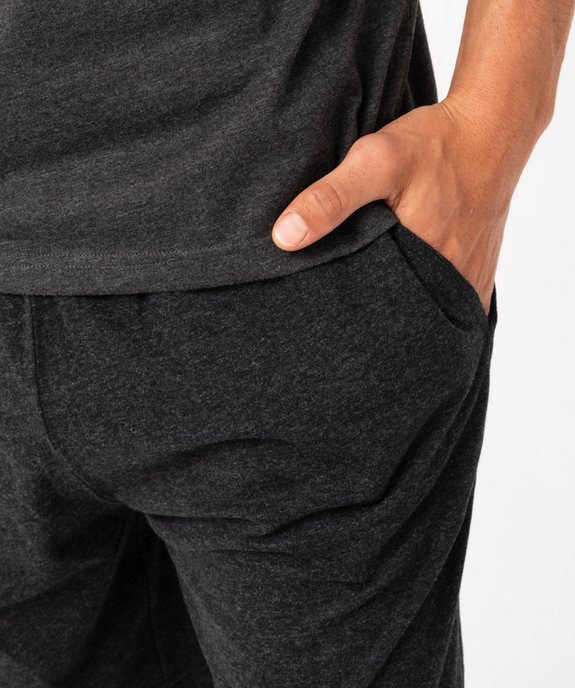 Short de pyjama en jersey à taille élastique homme vue4 - GEMO(HOMWR HOM) - GEMO