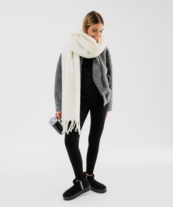 Legging avec surpiqûres à la taille femme vue5 - GEMO(FEMME PAP) - GEMO