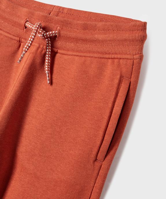 Pantalon de jogging avec intérieur molletonné garçon vue2 - GEMO (ENFANT) - GEMO