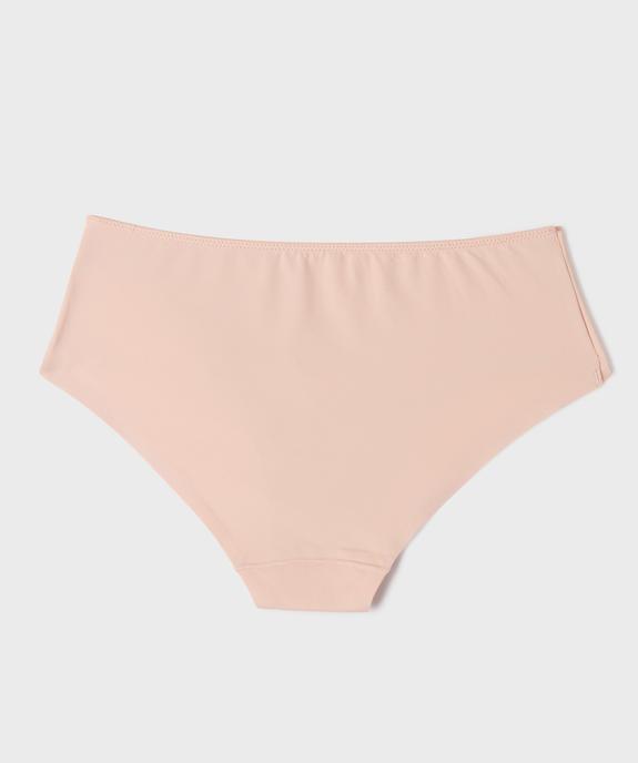 Shorty en microfibre sans coutures fille (lot de 2) vue3 - GEMO (JUNIOR) - GEMO