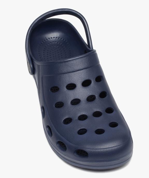 Sabots homme unis souples avec perforations vue5 - GEMO (PLAGE) - GEMO