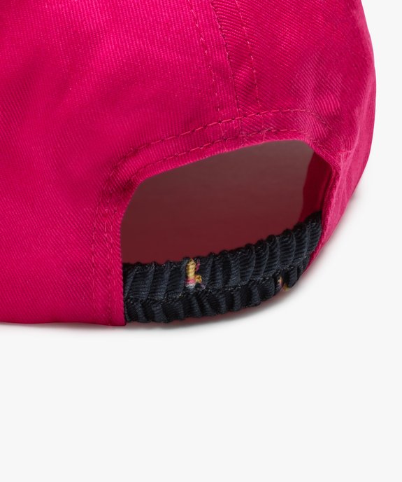 Casquette fille à visière imprimée oiseaux vue2 - GEMO (ENFANT) - GEMO