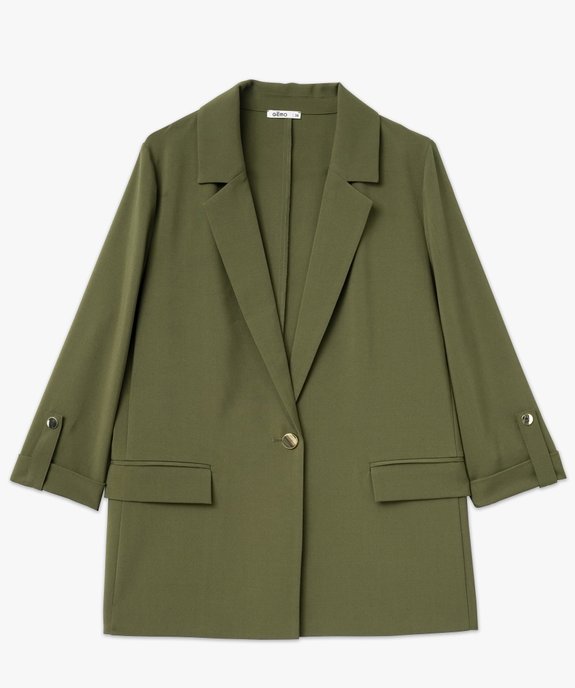 Veste de tailleur à manches 3/4 femme vue4 - GEMO(FEMME PAP) - GEMO