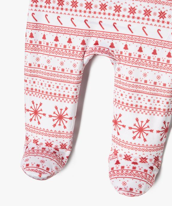 Pyjama de Noël en velours imprimé bébé vue2 - GEMO(BB COUCHE) - GEMO