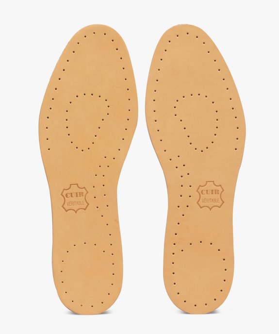Semelles confort en cuir sur latex multi-taille vue1 - GEMO(ENTRETIEN) - GEMO