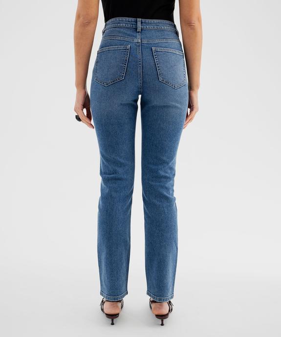 Jean Regular taille haute femme vue8 - GEMO(FEMME PAP) - GEMO