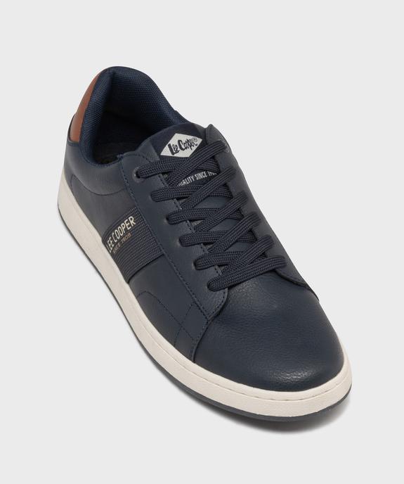 Baskets basses à lacets avec semelle contrastante homme - Lee Cooper vue5 - LEE COOPER - GEMO