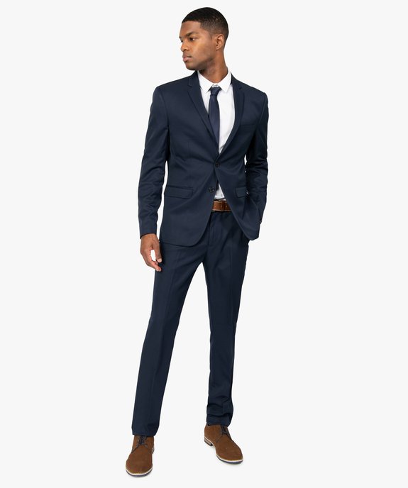 Pantalon de costume homme coupe ajustée vue5 - GEMO (HOMME) - GEMO