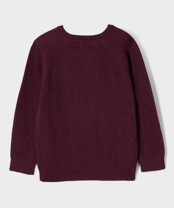 Pull en maille garçon vue3 - GEMO (ENFANT) - GEMO