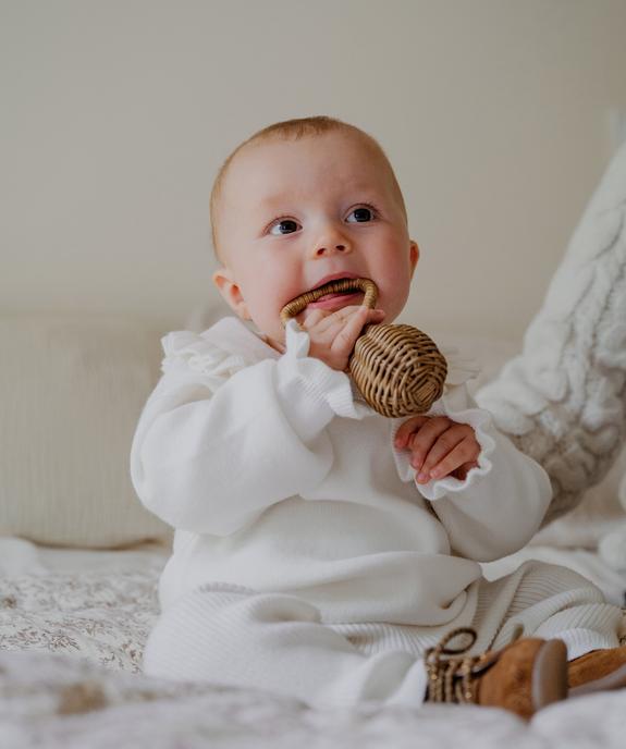 Ensemble 2 pièces en maille bébé fille pull et legging vue6 - GEMO 4G BEBE - GEMO