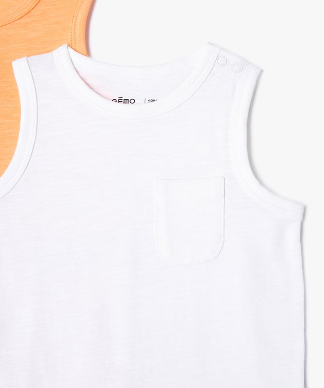 Petit Bateau Lot De 3 Débardeurs Garçon Coton Imprimé – Qualité Iconique Française