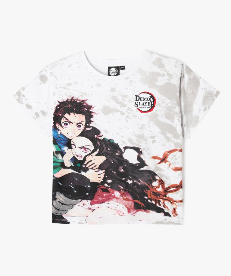 T-Shirt Manga Demon Slayer (4 Coloris) Floqué Adulte Homme Femme Courtes Manches
